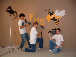 high school video production students