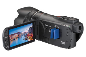 Canon vixia hf g10 video camera with two memory card slots