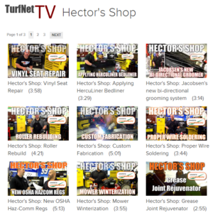 turf net tv video page